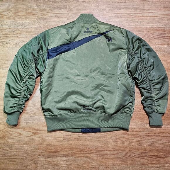 Nike Sportswear Big Swoosh Reversible Bomber Jacket Therma-FIT DD6055-326 - Picture 3 of 16